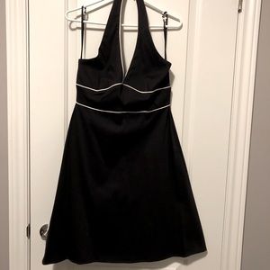 Black Holt Renfrew halter dress